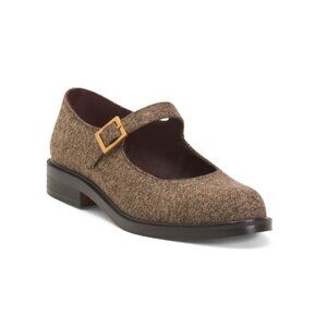 FRANCO SARTO Brown Melfi Mary Jane Flats